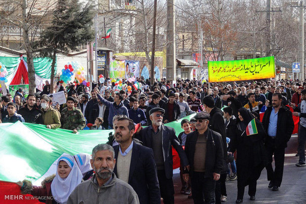 ارائه دستاوردهای سازمان بهزیستی در مراسم راهپیمایی ۲۲ بهمن‌