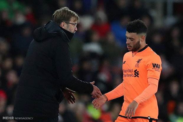 دیدار تیم های فوتبال ساوتهمپتون و لیورپول