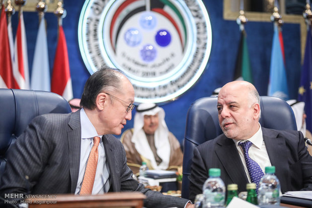 Zarif at Kuwait Intl. Conf. on Reconstruction of Iraq