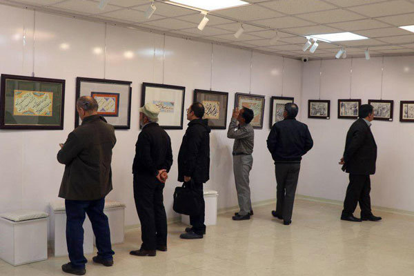 نمایشگاه گروهی هنرمندان تجسمی در قزوین برگزار شد