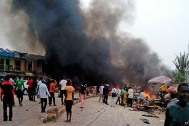 22 killed in suicide bombing in Nigerian market