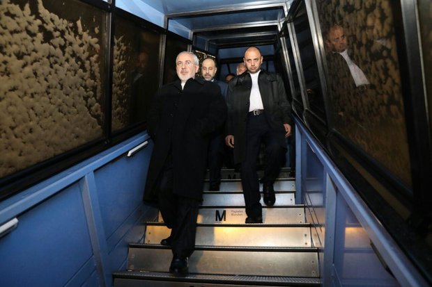 ایرانی وزیر خارجہ مونیخ پہنچ گئے