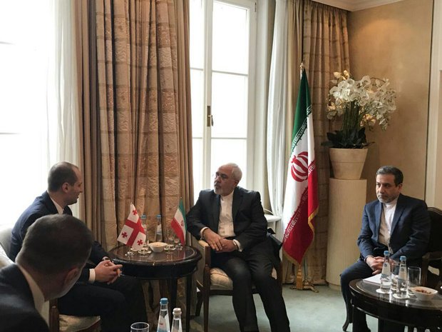 Zarif meets Georgian counterpart in Munich