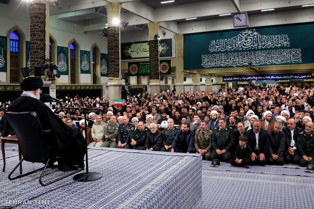 People of East Azerbaijan Province meet with Ayatollah Khamenei