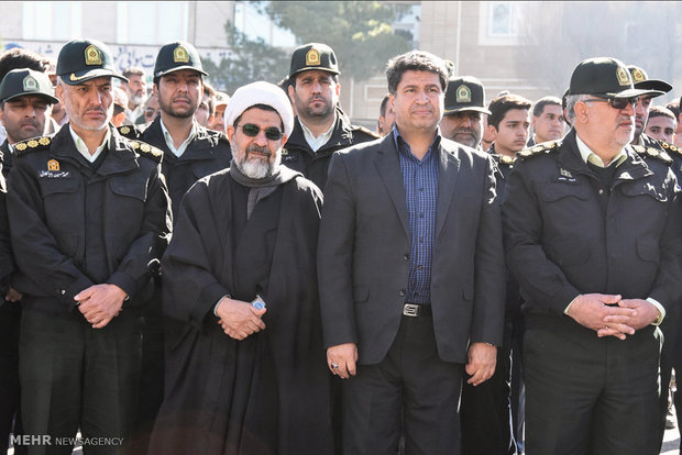 تشییع پیکر مطهر شهید «محمدحسن جلی» در شهرضا‎