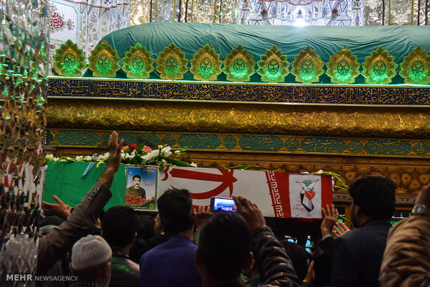 تشییع پیکر مطهر شهید «محمدحسن جلی» در شهرضا‎