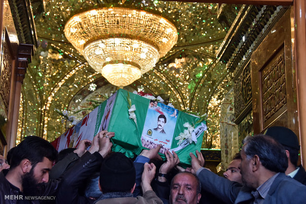 تشییع پیکر مطهر شهید «محمدحسن جلی» در شهرضا‎
