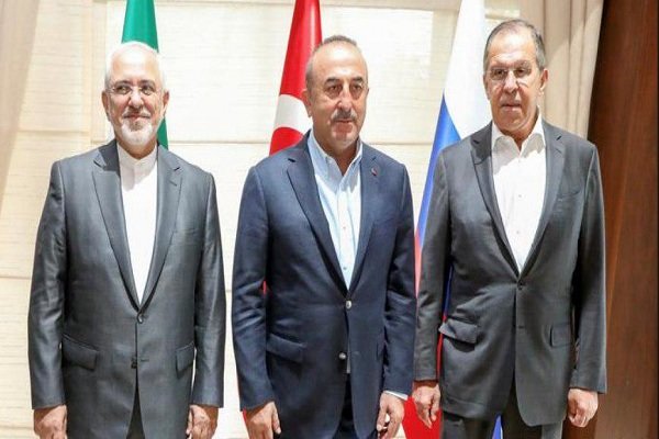 وزرای خارجه ایران، روسیه و ترکیه در آستانه دیدار می‌کنند
