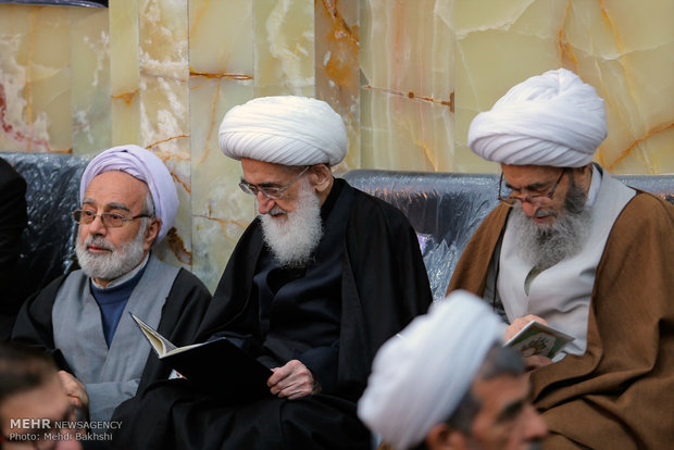 مراسم سالگرد ارتحال آیت الله فاضل لنکرانی