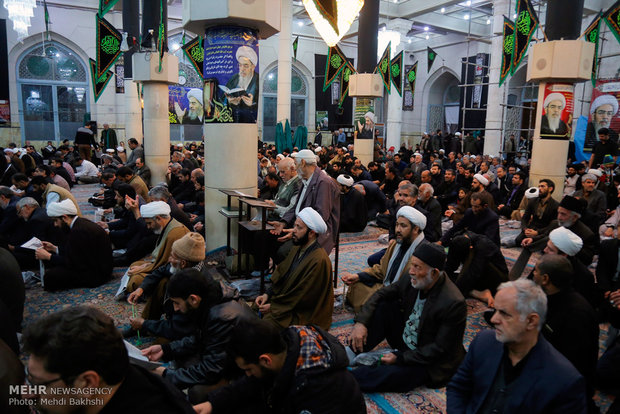 مراسم سالگرد ارتحال آیت الله فاضل لنکرانی