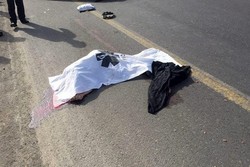 یک کشته بر اثر واژگونی میکسر حامل بتن در بزرگراه تهران-کرج 