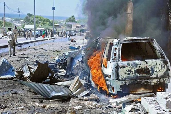 دو انفجار در شهر «بایدوا» سومالی با ۱۰ کشته و ۱۵ زخمی