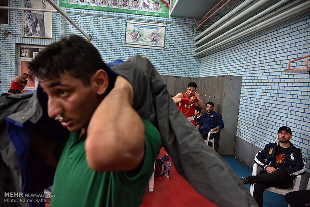 مسابقات بطولة الملاكمة في مشهد