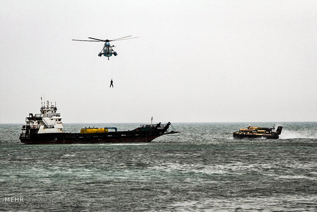 مانور امداد، نجات و جستجوی دریایى در آب هاى خلیج فارس