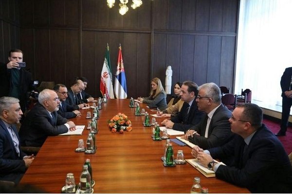 Zarif meets with Serbia’s deputy PM, trade min.