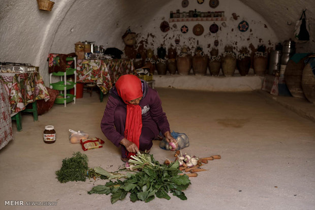 زندگی در زیر زمین در تونس‎