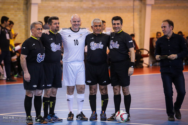 FIFA president in Tehran