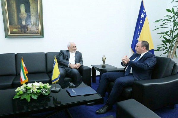 Iran, Bosnia FMs stress deepening bilateral relations