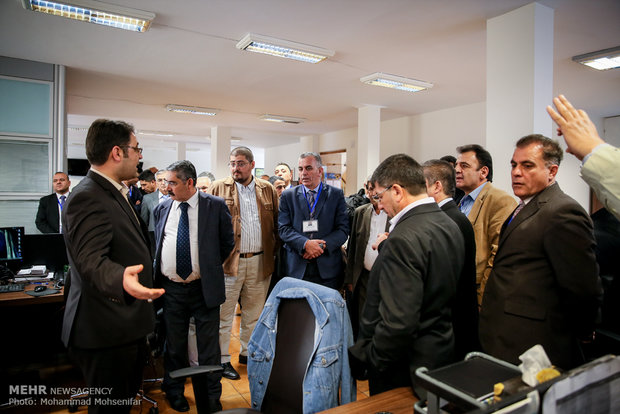 Syrian journalists visit Mehr News Agency, Tehran Times HQs