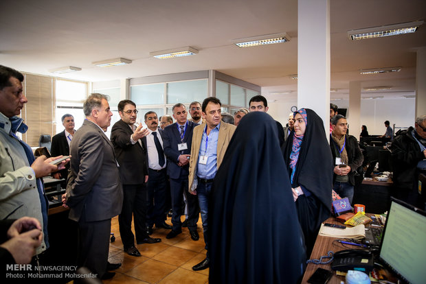 Syrian journalists visit Mehr News Agency, Tehran Times HQs