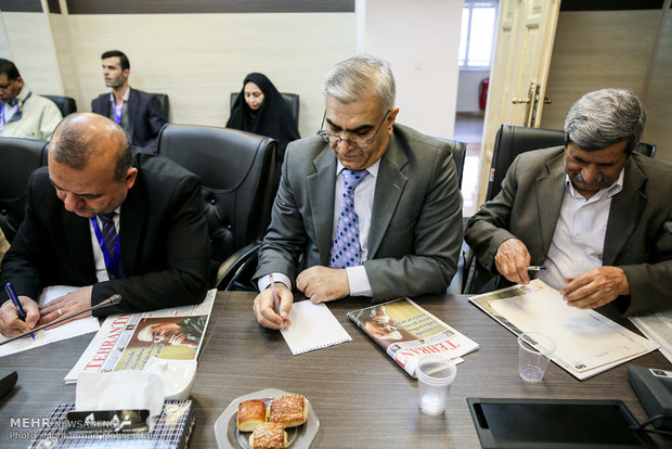 Syrian journalists visit Mehr News Agency, Tehran Times HQs