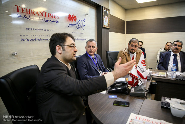 Syrian journalists visit Mehr News Agency, Tehran Times HQs