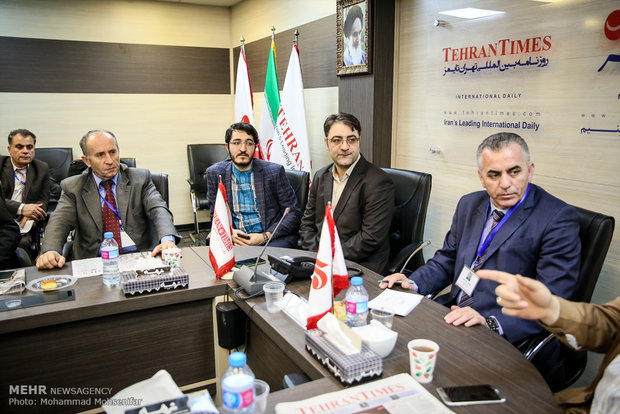 Syrian journalists visit Mehr News Agency, Tehran Times HQs