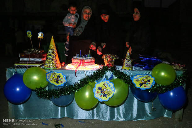 جشن تولد فرزند شهید مدافع حرم «ناصر مسلمی سواری»
