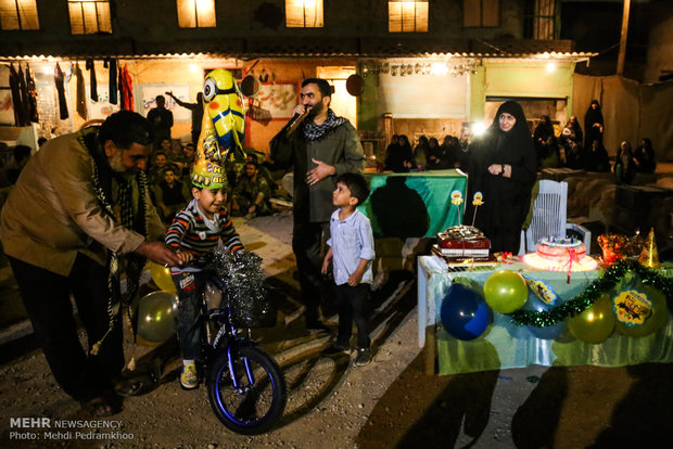 جشن تولد فرزند شهید مدافع حرم «ناصر مسلمی سواری»
