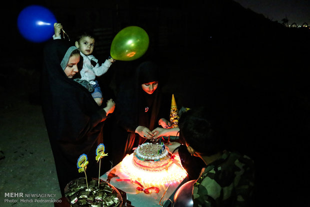 جشن تولد فرزند شهید مدافع حرم «ناصر مسلمی سواری»
