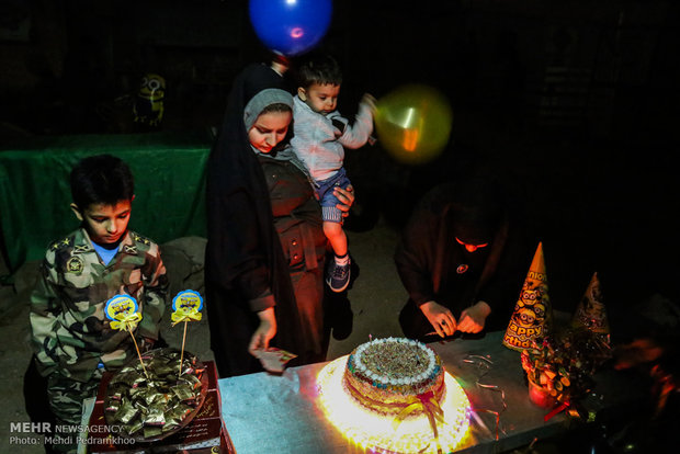 جشن تولد فرزند شهید مدافع حرم «ناصر مسلمی سواری»
