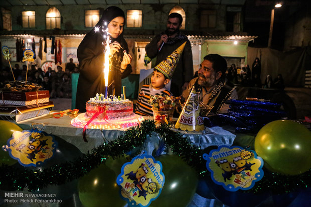 جشن تولد فرزند شهید مدافع حرم «ناصر مسلمی سواری»
