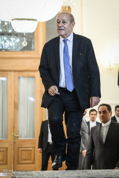 Iran, French FM meeting in Tehran