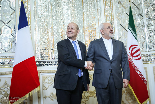 Iran, French FM meeting in Tehran