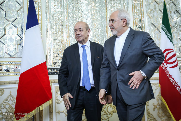 Iran, French FM meeting in Tehran