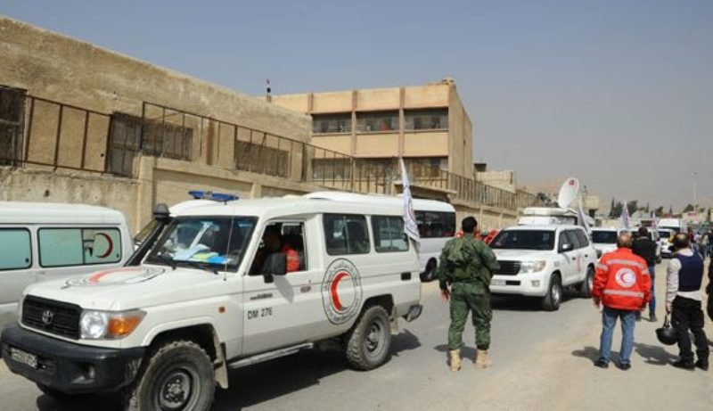 Strikes hit Syria's battered Ghouta after aid convoy turns back Strikes hit Syria's battered Ghouta after aid convoy turns back