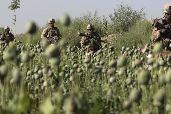 جنگ افیون و مبارزه ساختگی آمریکا با مواد مخدر در افغانستان