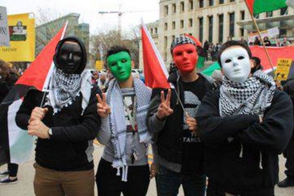 تظاهرات ضد صهیونیستی در واشنگتن دی سی