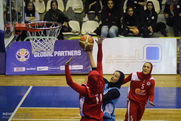 İran Kadınlar Basketbol Süper Ligi'nden kareler