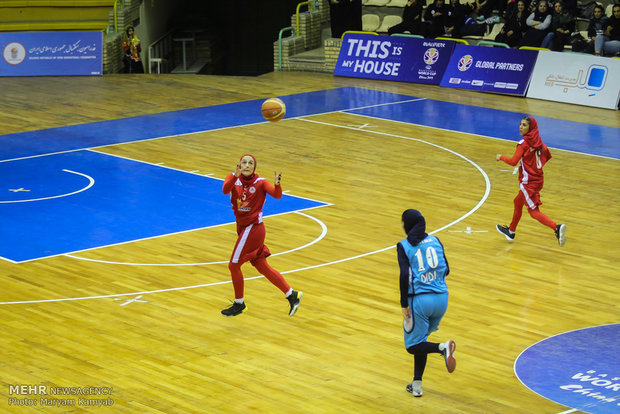 İran Kadınlar Basketbol Süper Ligi'nden kareler