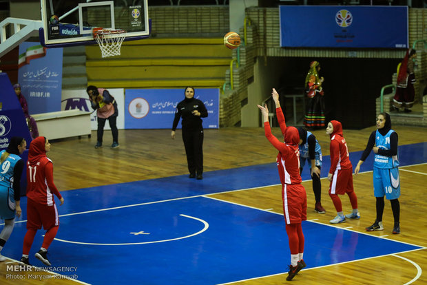 İran Kadınlar Basketbol Süper Ligi'nden kareler