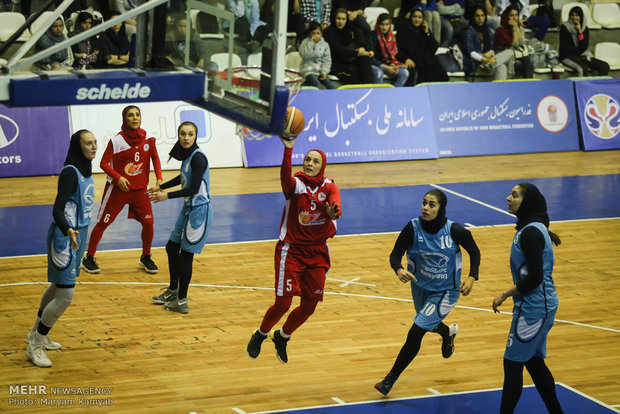 İran Kadınlar Basketbol Süper Ligi'nden kareler