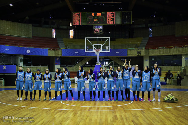 İran Kadınlar Basketbol Süper Ligi'nden kareler