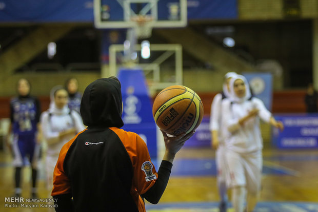 İran Kadınlar Basketbol Süper Ligi'nden kareler