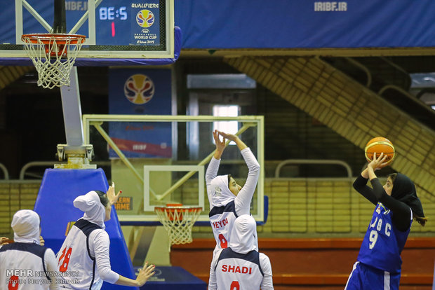 İran Kadınlar Basketbol Süper Ligi'nden kareler