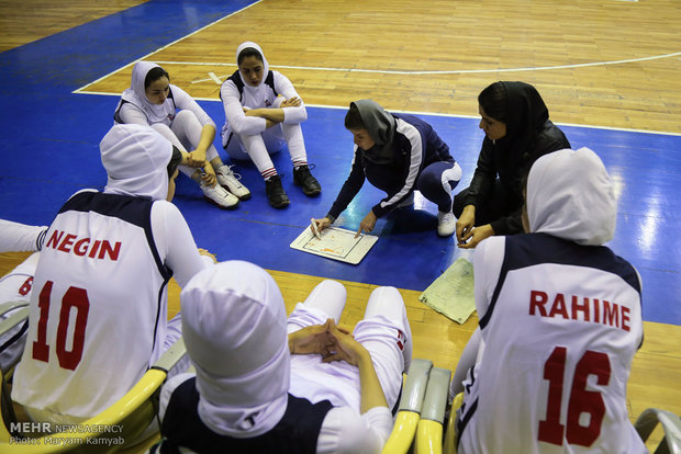 İran Kadınlar Basketbol Süper Ligi'nden kareler