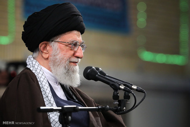 دیدار نوجوانان و جوانان عازم اردو راهیان نور با رهبر انقلاب