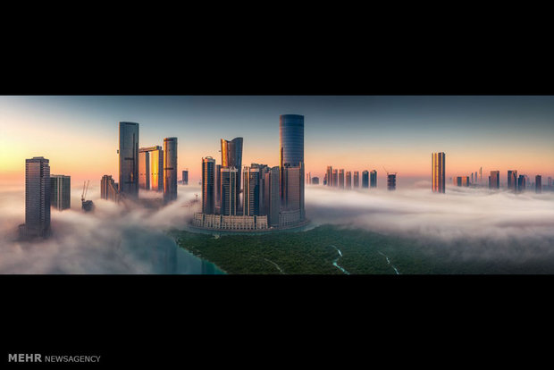 ابوظبی در میان ابرها‎