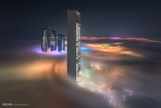 ابوظبی در میان ابرها‎