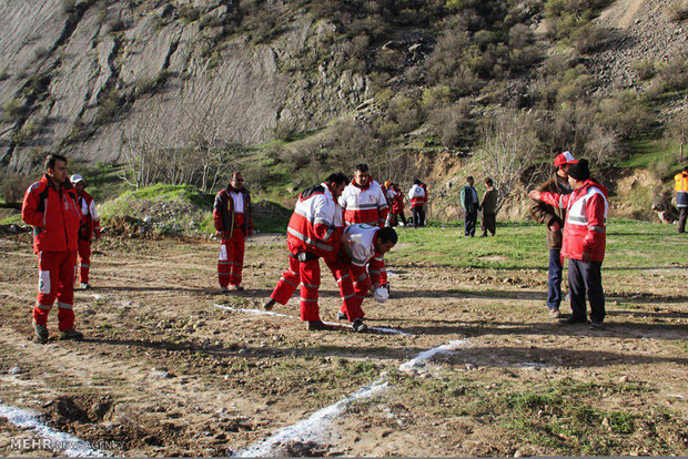 İran'da düşen Türk uçağından kareler